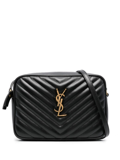 Saint Laurent Women Quilted Leather Lou Camera Bag by Luosophy