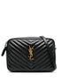 Saint Laurent Women Quilted Leather Lou Camera Bag by Luosophy