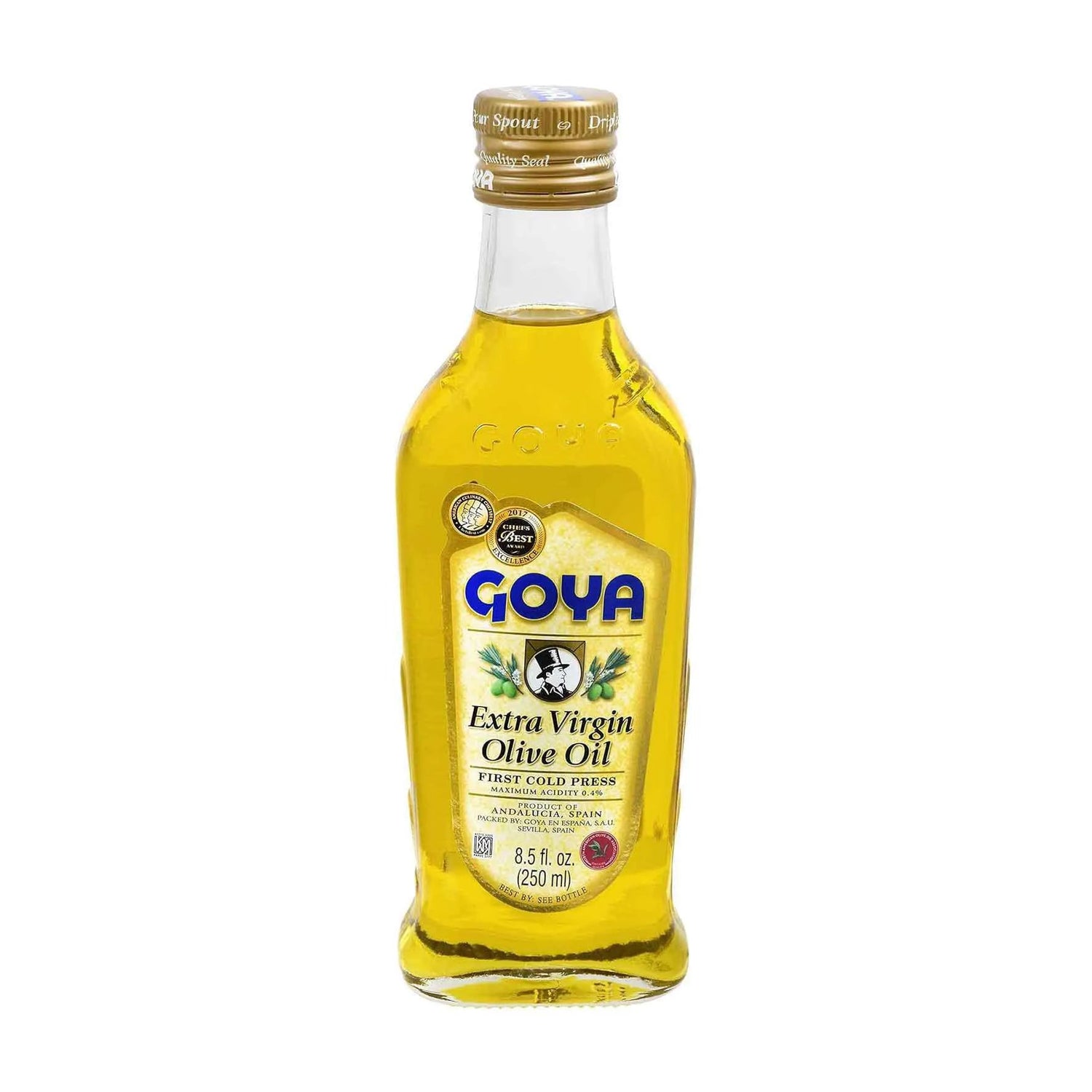 Aceite de Oliva Extra Virgen para Cocinar y Aderezar | GOYA  de 8.5 fl oz  DestGlow