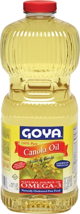 Aceite de Canola 100% Puro para Cocinar| Freír y Hornear| GOYA  de 16 fl oz  DestGlow
