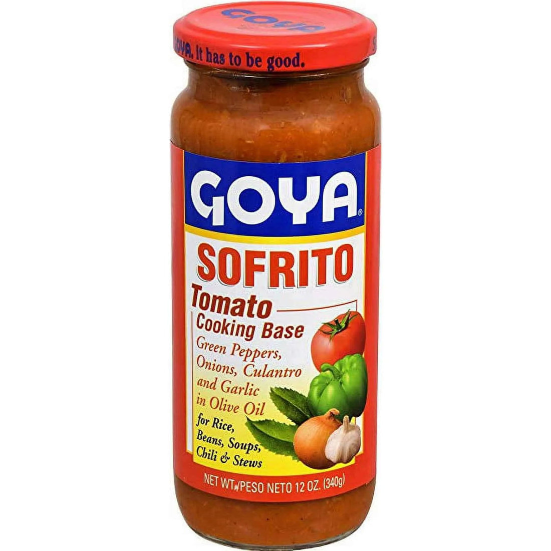 Sofrito Base de Tomate GOYA con Cebolla| Pimiento| Cilantro y Ajo  12 oz  DestGlow