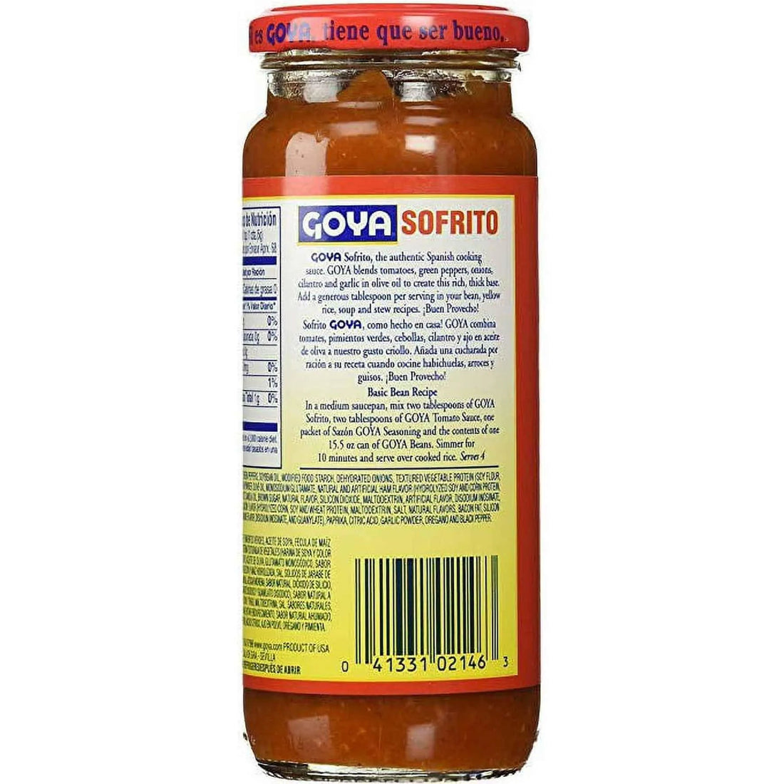 Sofrito Base de Tomate GOYA con Cebolla| Pimiento| Cilantro y Ajo  12 oz  DestGlow