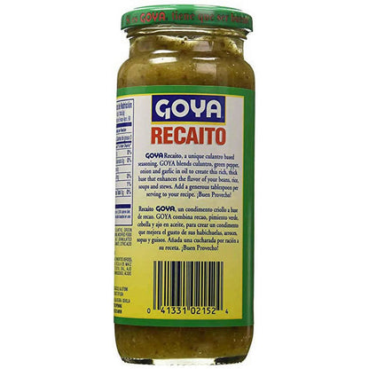 Recaito Base GOYA de Culantro con Cebolla y Ajo| 12 oz  DestGlow