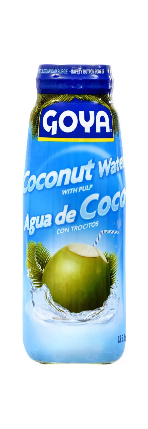 Agua de Coco GOYA con Trocitos de Pulpa| 13.5 fl oz  DestGlow