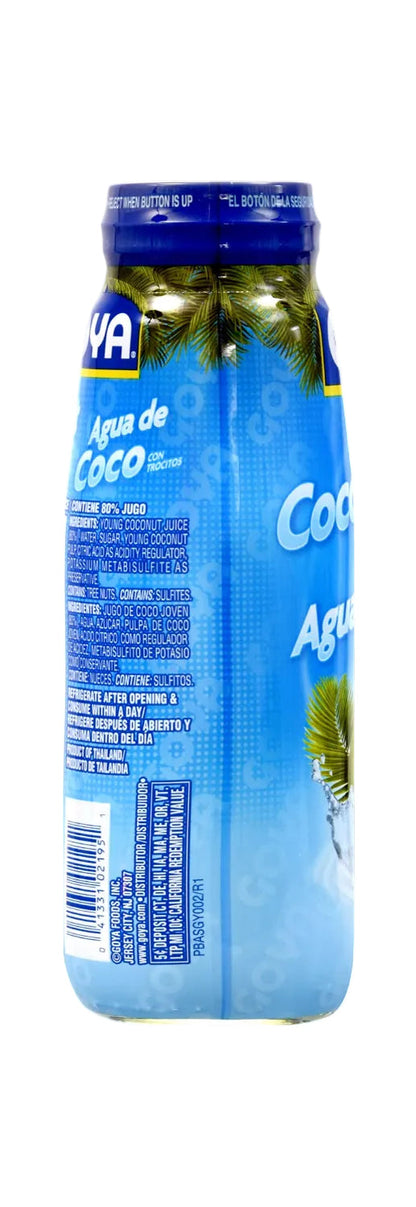 Agua de Coco GOYA con Trocitos de Pulpa| 13.5 fl oz  DestGlow