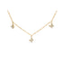 14KT Yellow Gold 1/2 Cttw Diamond Butterfly Station Paperclip Station Necklace (I-J Color, I1-I2 Clarity) - Adjustable 15"-17" Inches by Bids.com