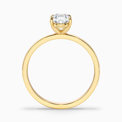 Jade 5 Carat Oval Cut Solitaire Moissanite Diamond Ring in 925 Sterling Silver