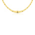 14K Yellow Gold Necklace with Graduated Greek Meander Motif Links by Bids.com