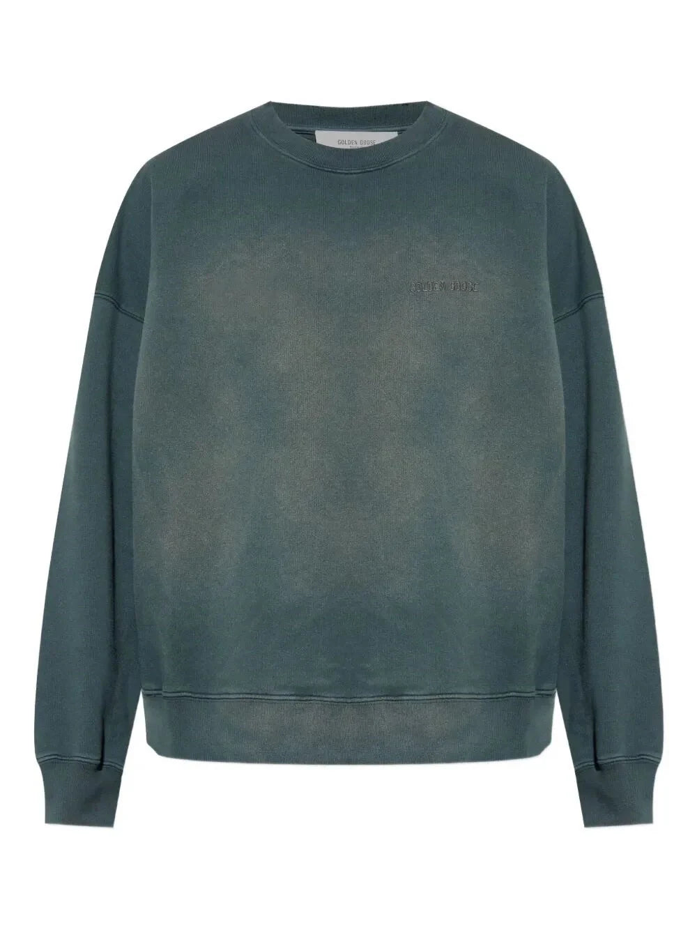 Golden Goose Men `Journey` Crew-Neck Sweatshirt With Embroidery by Luosophy