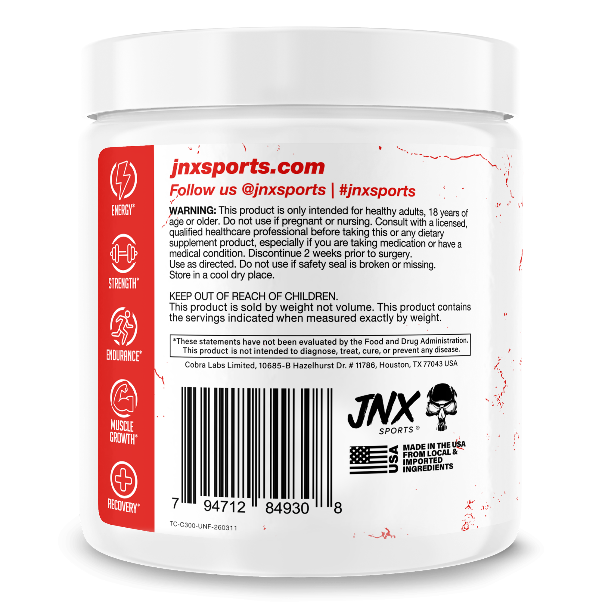 The Curse! Creatine Monohydrate by JNX Sports