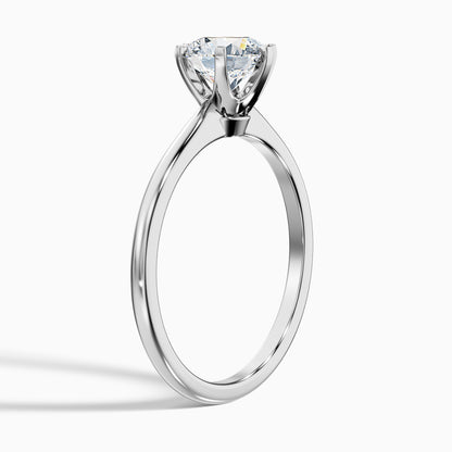 Emma 2.5 Carat Round Solitaire Lab Grown Engagement Ring in 14k Rose Gold