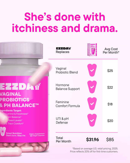 Vaginal Probiotics &amp; pH Balance™
