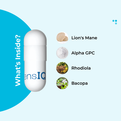 Focus Supplement for Mental Clarity and Concentration by SensIQ