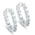 3.80 Carat Genuine Blue Topaz .925 Sterling Silver Earrings  DestGlow