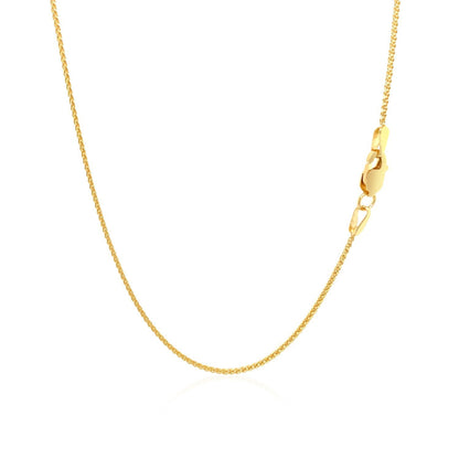 10k Yellow Gold Wheat Chain 1.0mm by Bids.com