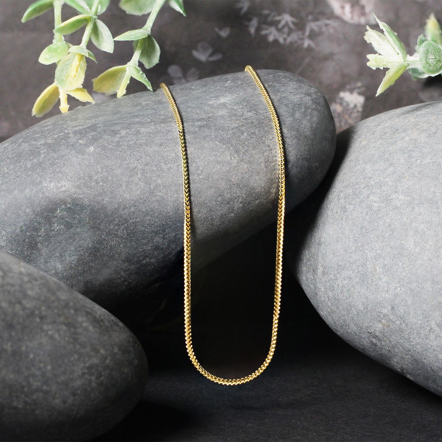 14k Yellow Gold Franco Chain 0.9mm by Bids.com