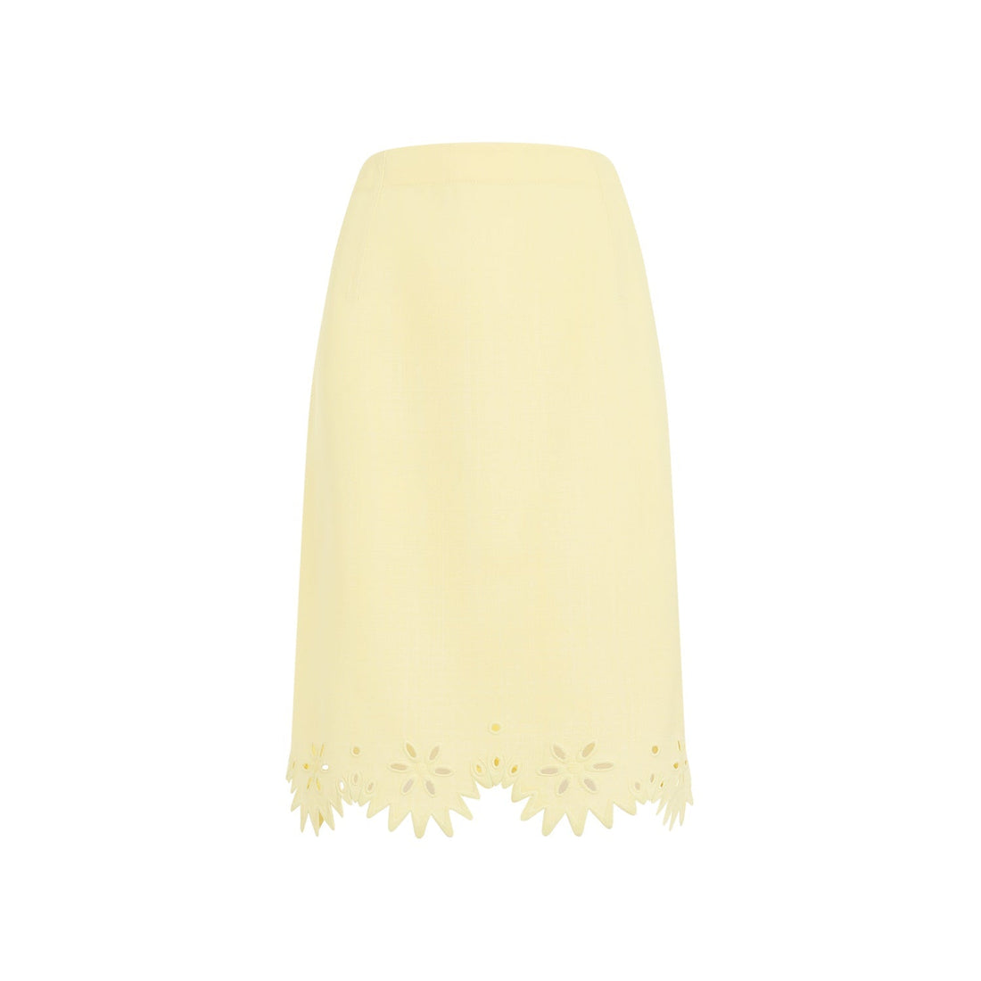 Bottega Veneta Grainy English Embroidery Midi Skirt Women by Luosophy