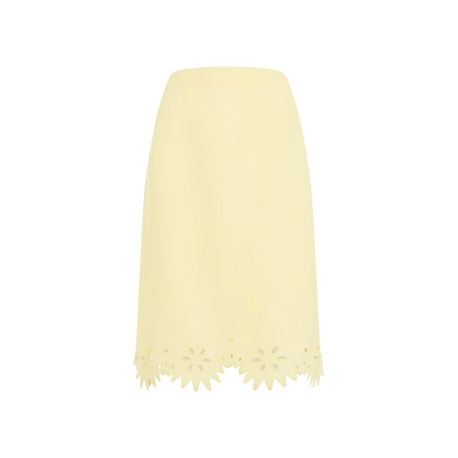 Bottega Veneta Grainy English Embroidery Midi Skirt Women by Luosophy