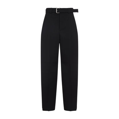 Bottega Veneta Wool Belted Trousers Women by Luosophy