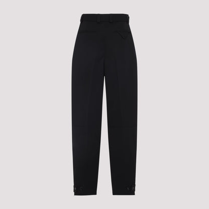 Bottega Veneta Wool Belted Trousers Women by Luosophy