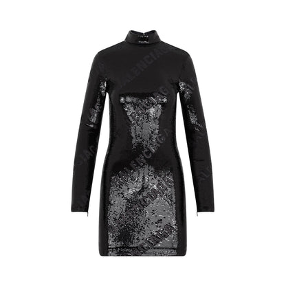 Balenciaga Turtleneck Dress Women by Luosophy