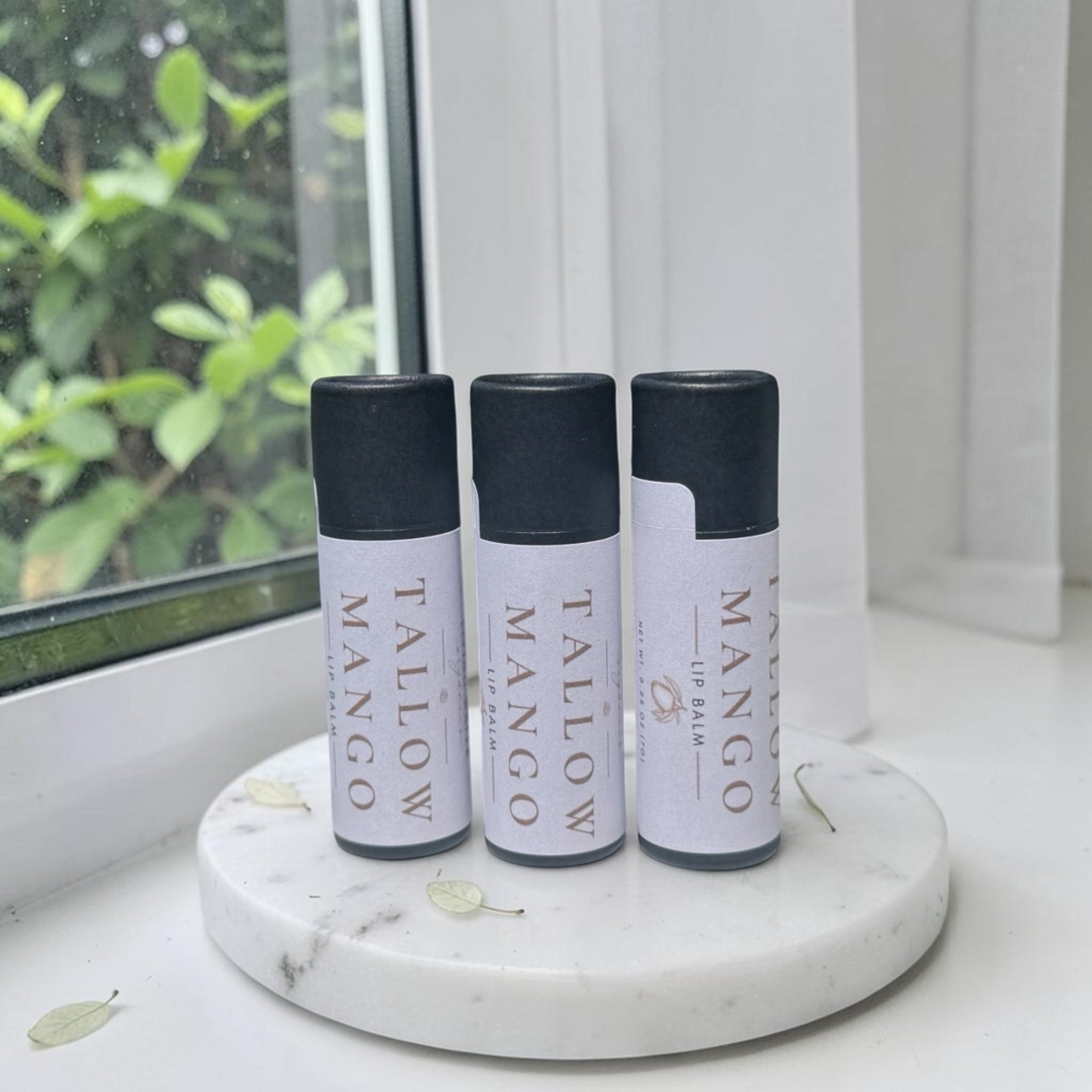 Tallow and Mango Lip Balm by Living Water Organics