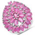 8.10 Carat Genuine Ruby .925 Sterling Silver Ring by Bids.com