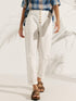 Linen Simple Button Fly Trousers HEIDI by LINTICO
