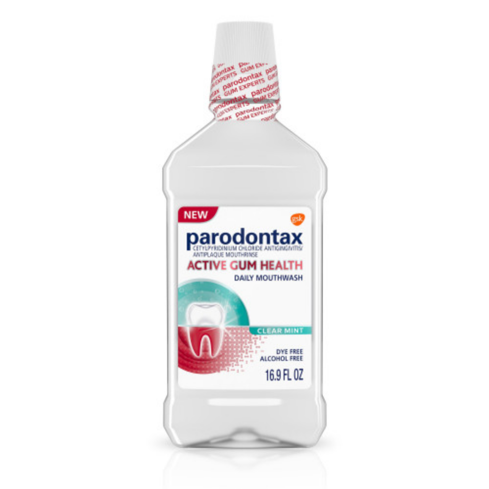 Parodontax Active Gum Health Clear Mint Mouthwash (16.9oz) by Farmacias Savia
