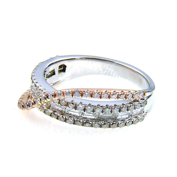 Natural 1.00ct Diamond Ring 14KT White Gold by Bids.com