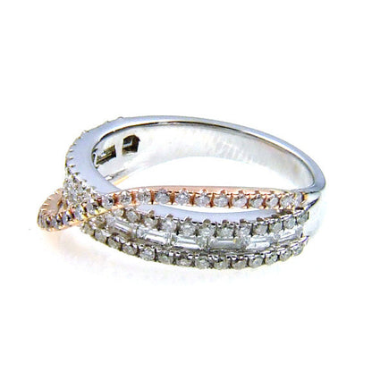 Natural 1.00ct Diamond Ring 14KT White Gold by Bids.com