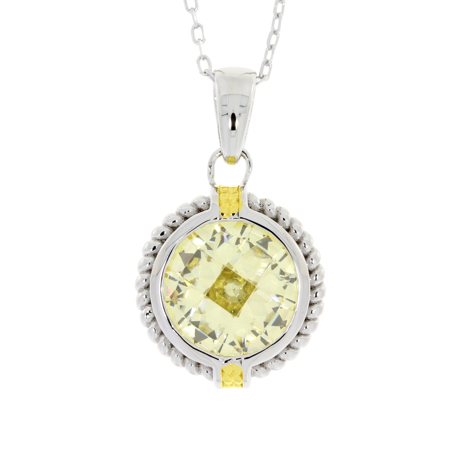 Cubic Zirconium Fashion Pendants Sterling Silver by Bids.com
