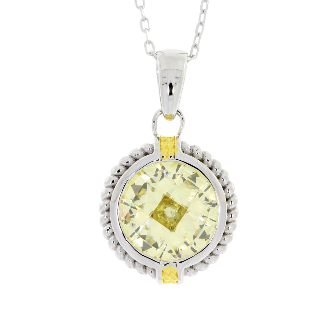 Cubic Zirconium Fashion Pendants Sterling Silver by Bids.com