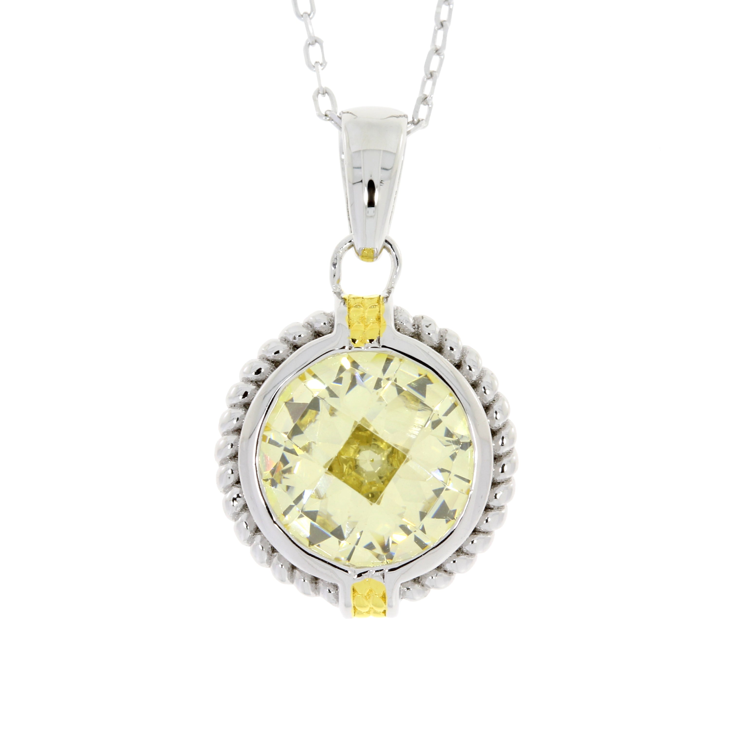 Cubic Zirconium Fashion Pendants Sterling Silver by Bids.com