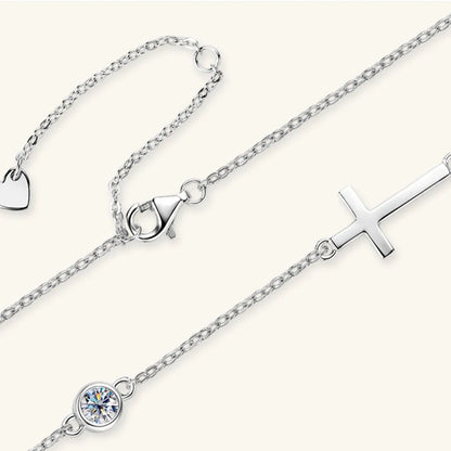 Cross 925 Sterling Silver Sparkala™ Necklace by Sparkala