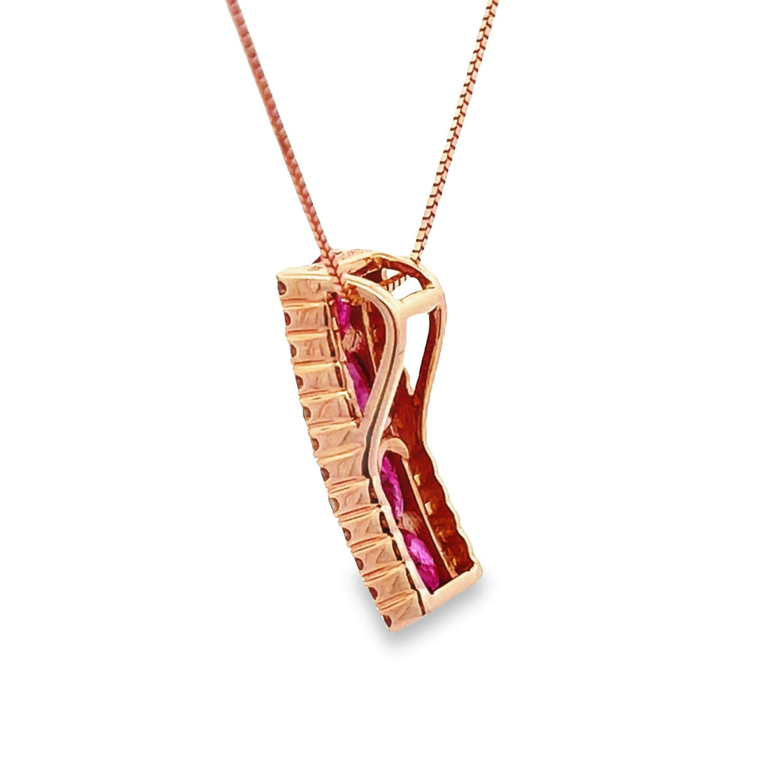 1.39ct Ruby Diamond Fashion Pendants 14KT Rose Gold by Bids.com