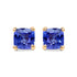 0.56 Carat Genuine Tanzanite 14K Yellow Gold Earrings  DestGlow