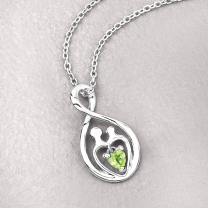 0.15 Carat Genuine Peridot .925 Sterling Silver Pendant by Bids.com