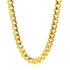 14k Yellow Gold Polished Miami Cuban Chain Necklace by Bids.com