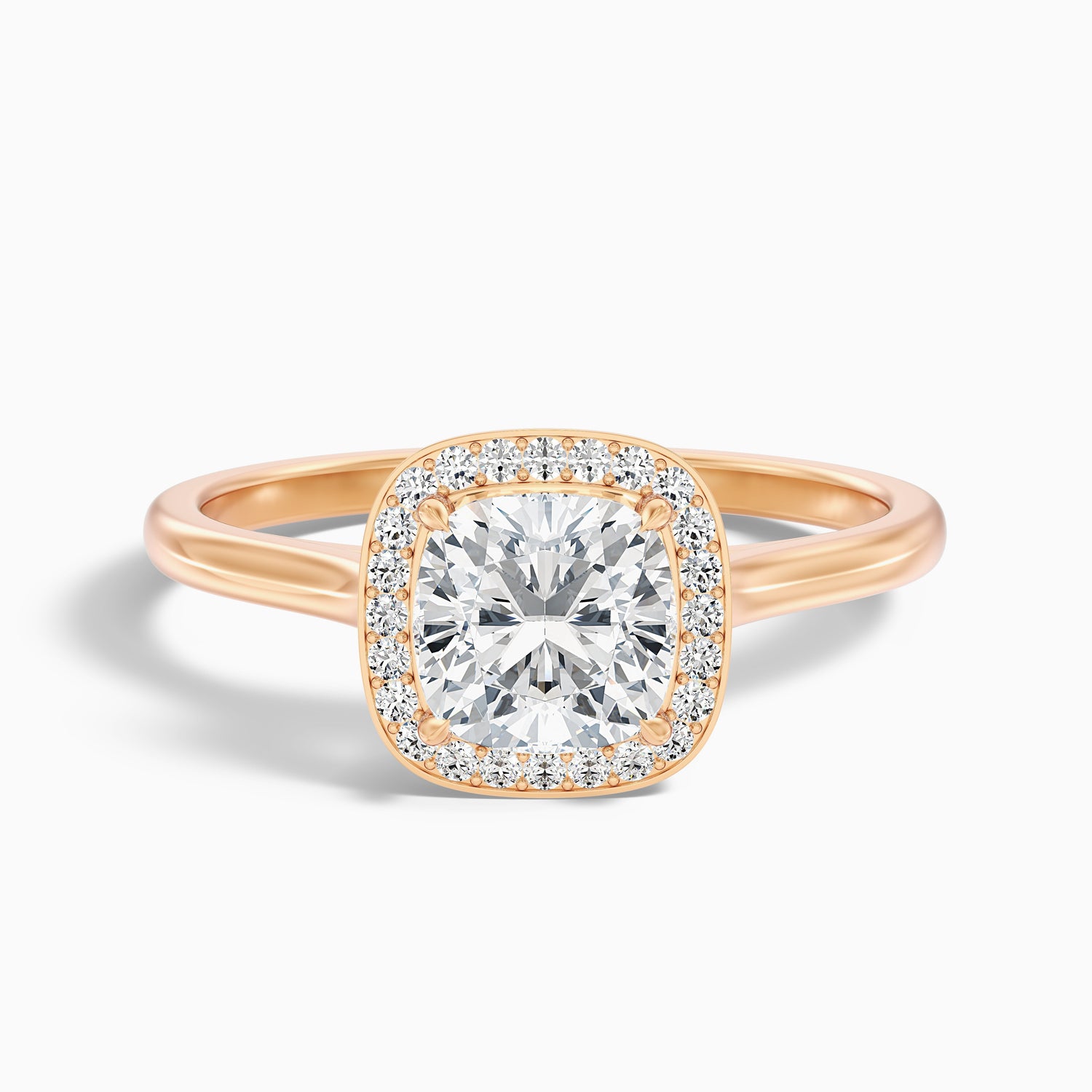 Jeri 5.5 Carat Cushion Cut Halo Moissanite Engagement Ring in 925 Sterling Silver