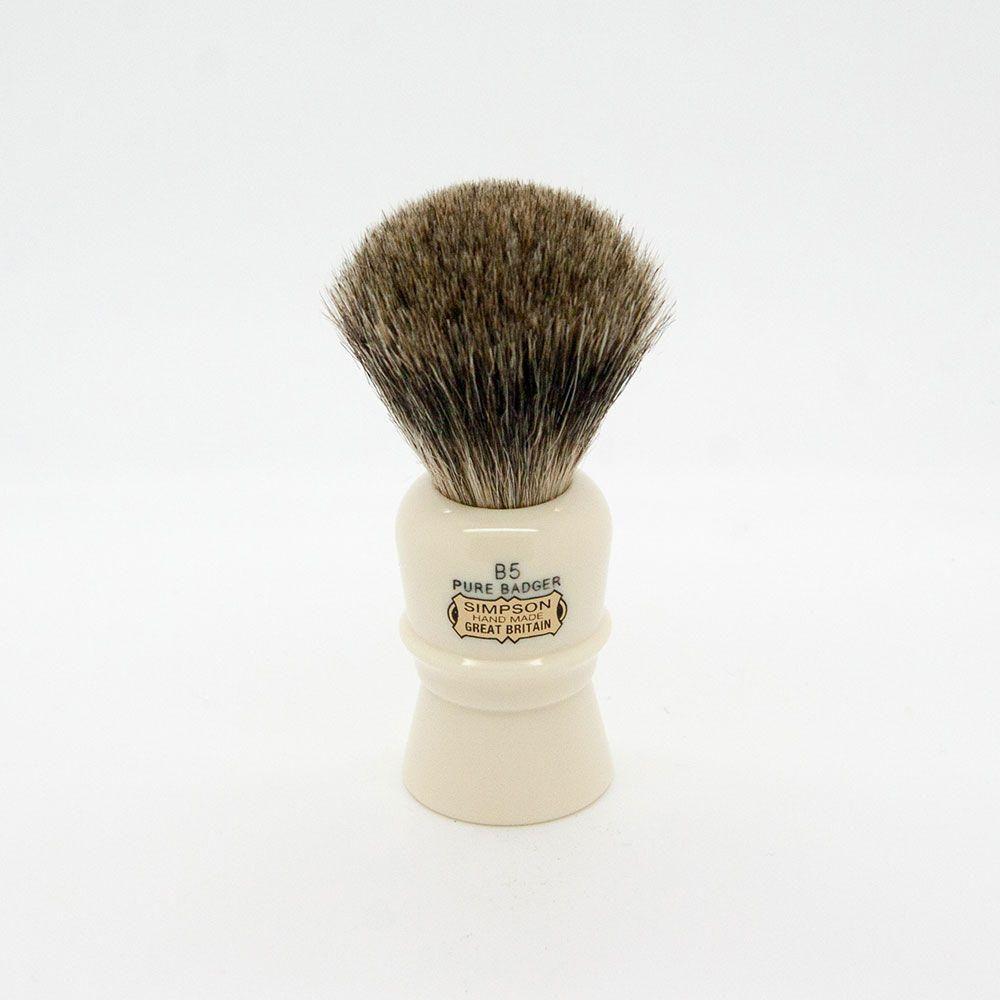 Simpsons Beaufort B5 Pure Badger Shaving Brush by Pasteur Pharmacy