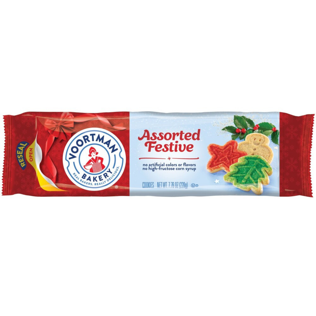 Voortman Bakery Assorted Festive Cookies (7.76oz) by Farmacias Savia