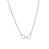 Sterling Silver Infinity Symbol Necklace by Bids.com