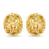 18K Yellow Gold Plated 4.06 Carat Genuine Citrine .925 Sterling Silver Earrings  DestGlow