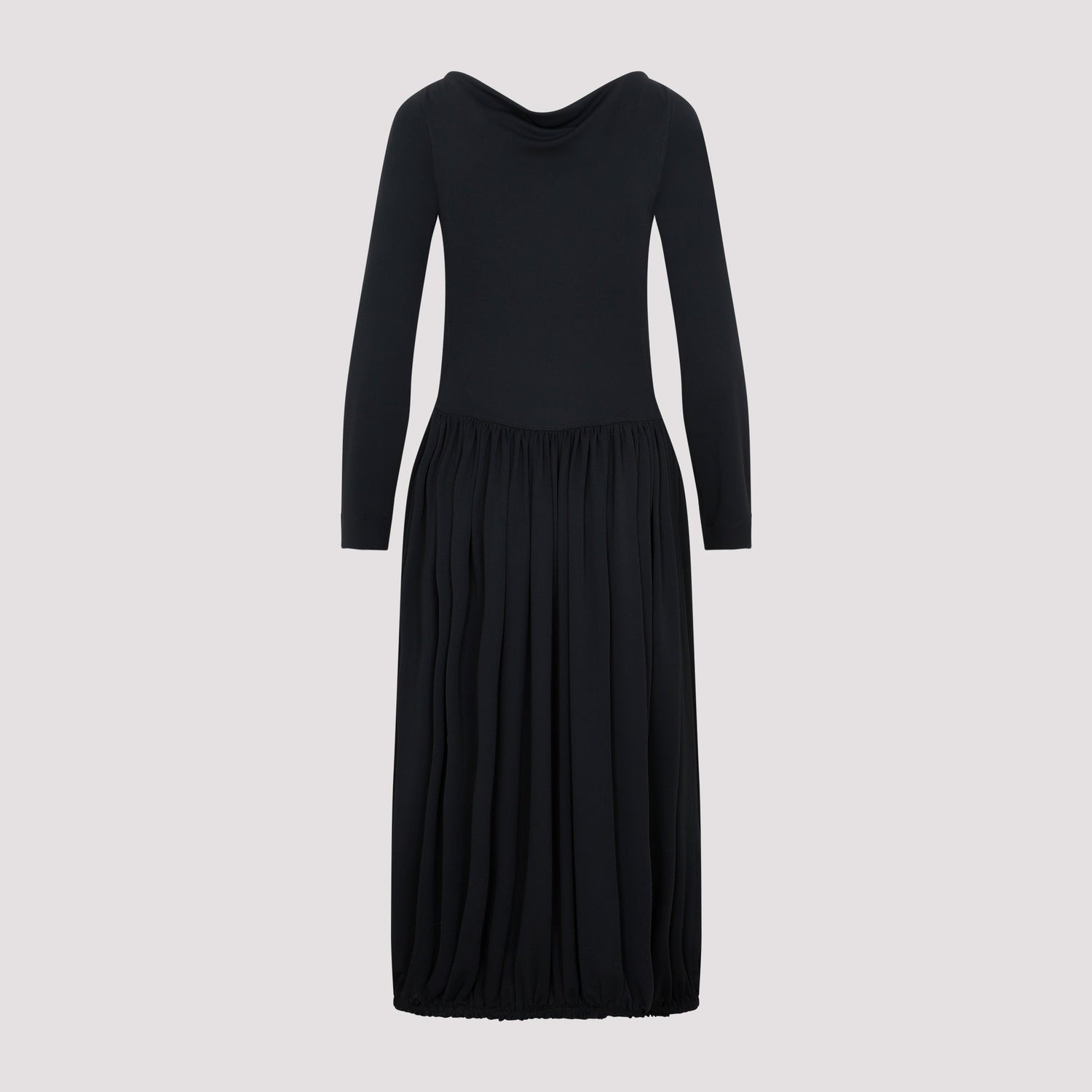 Lanvin Ls Drape Midi Dress Women by Luosophy