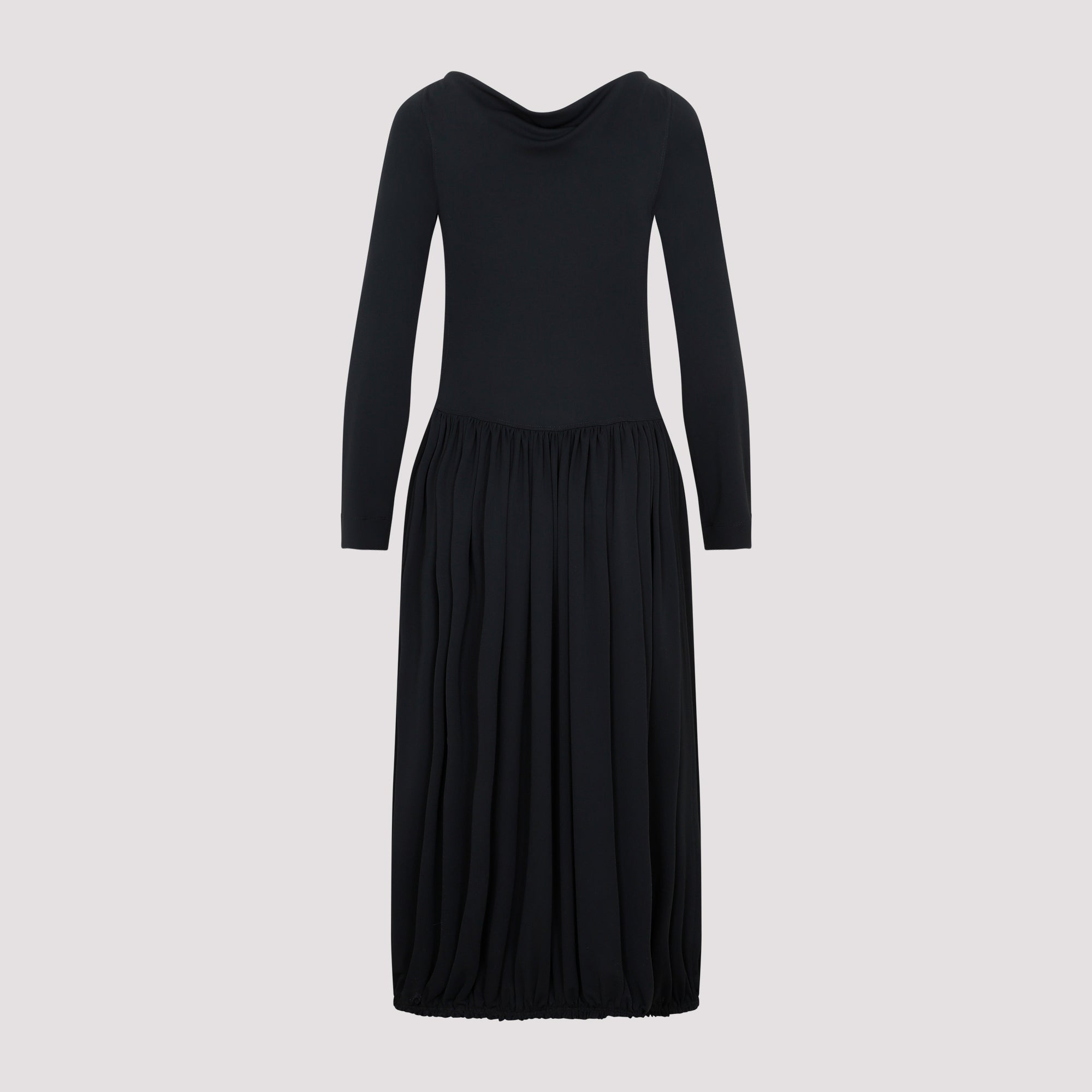 Lanvin Ls Drape Midi Dress Women by Luosophy