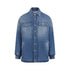 Alexander Mcqueen Quilted Denim Shirt Men by Luosophy