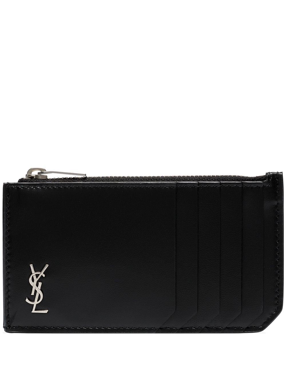 Saint Laurent Men Card Holder With Zip by Luosophy