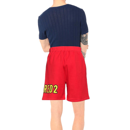 Dsquared2 Cotton Logo Shorts Men by Luosophy