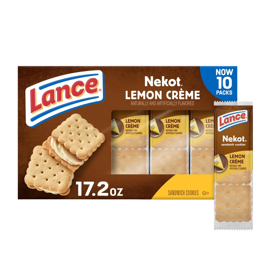 Lance Nekot Lemon Creme Sandwich Cookies (1.72oz) by Farmacias Savia
